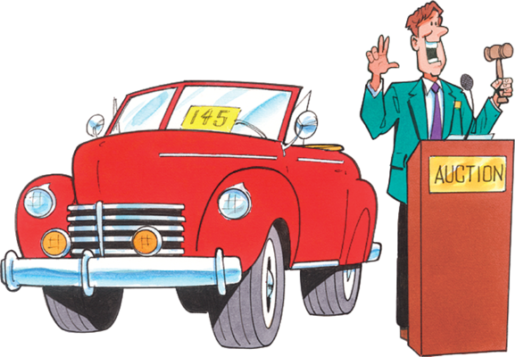 Terminologies of online auction and bidding